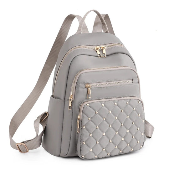 Sac à dos de voyage et d'école en nylon pour femme