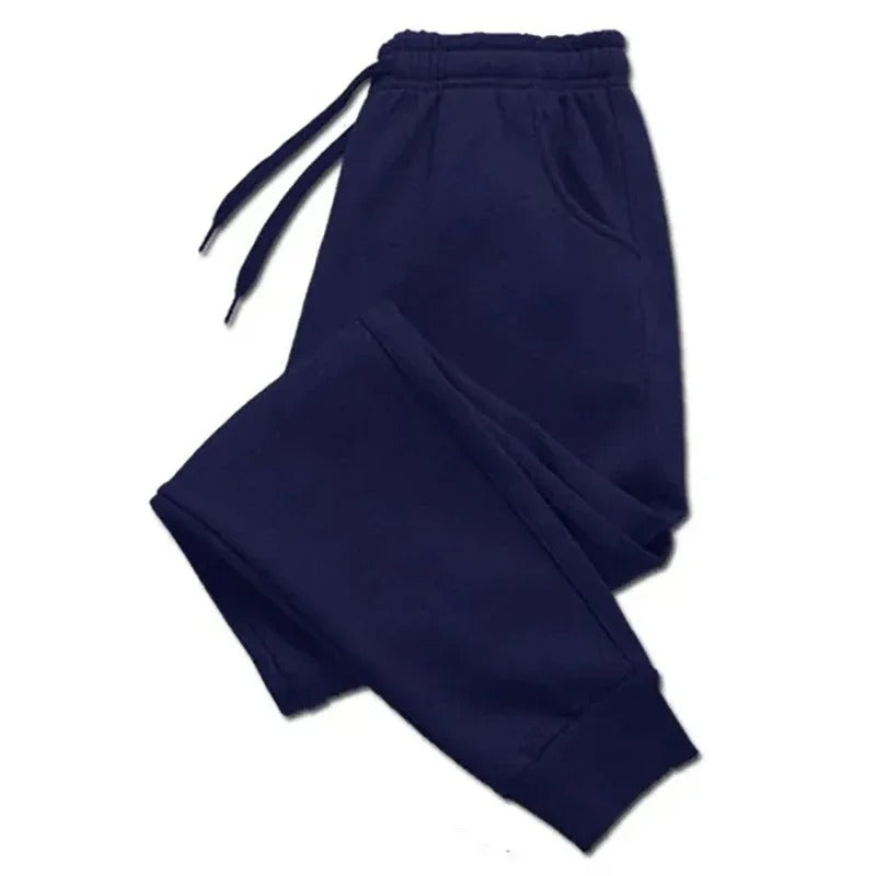 Pantalon de survêtement décontracté en polaire pour hommes