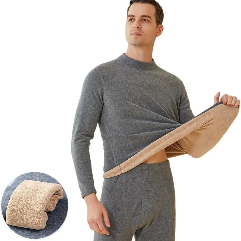 Sous-vêtements thermiques élastiques pour hommes