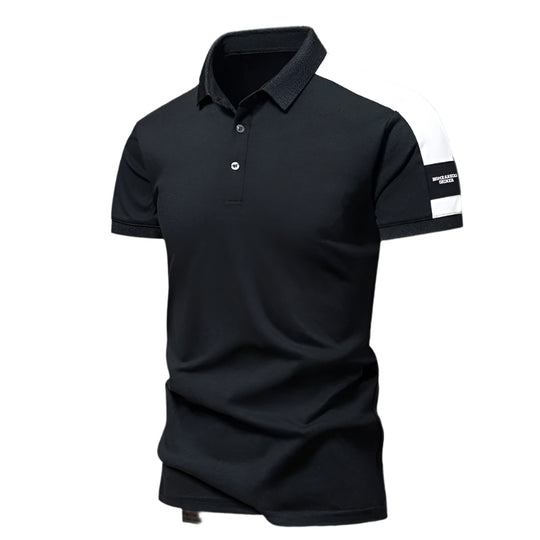 Polo décontracté à manches courtes pour homme