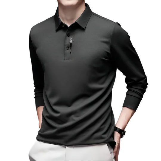 Chemise décontractée à manches longues pour homme