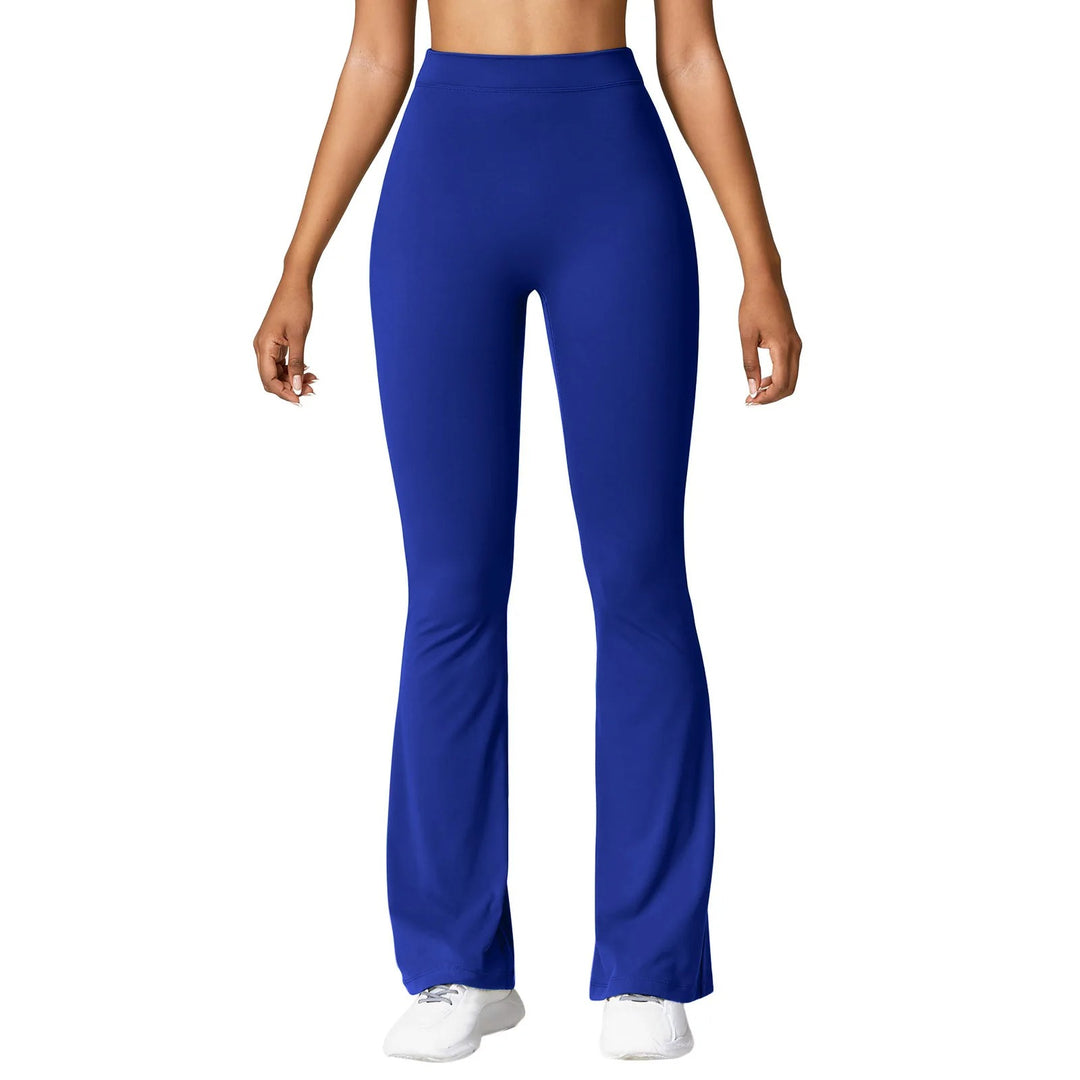 Leggings taille haute à dos en V pour femme
