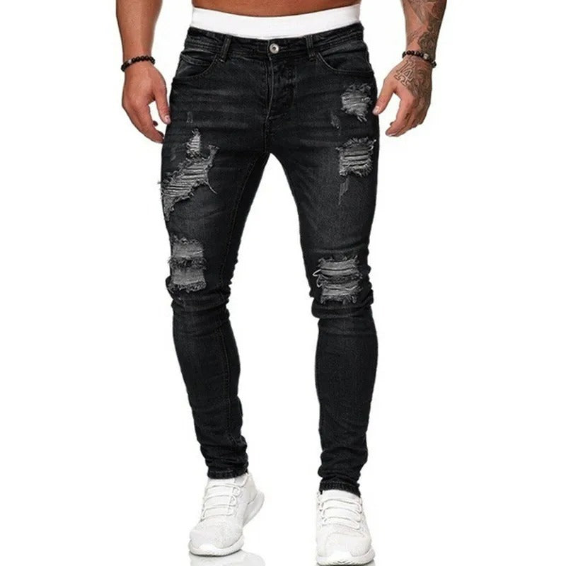 Jean skinny déchiré pour hommes