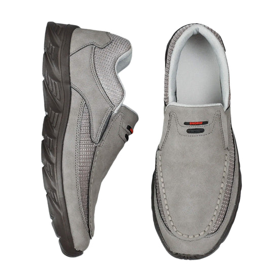 Baskets mocassins en cuir pour homme