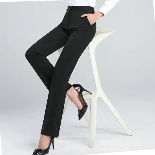 Pantalon amincissant taille haute pour femmes