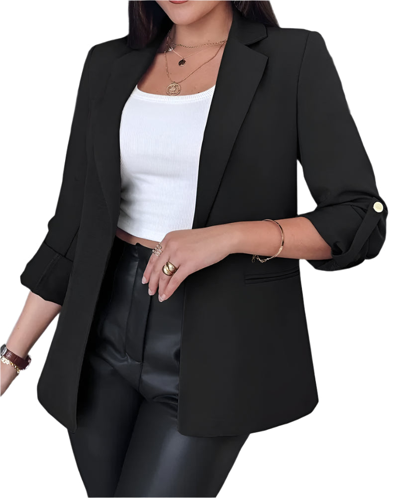 Blazer cardigan slim pour femme