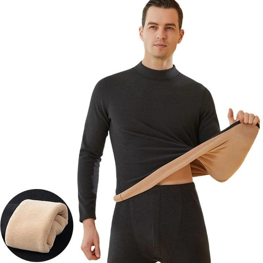 Sous-vêtements thermiques élastiques pour hommes
