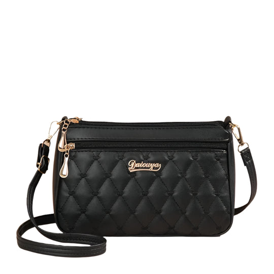 Sac à bandoulière brodé en cuir PU pour femme