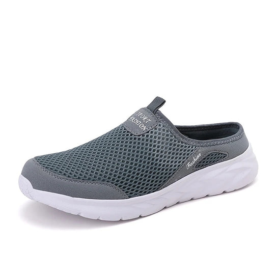 Chaussons demi-bottines respirants en maille pour hommes