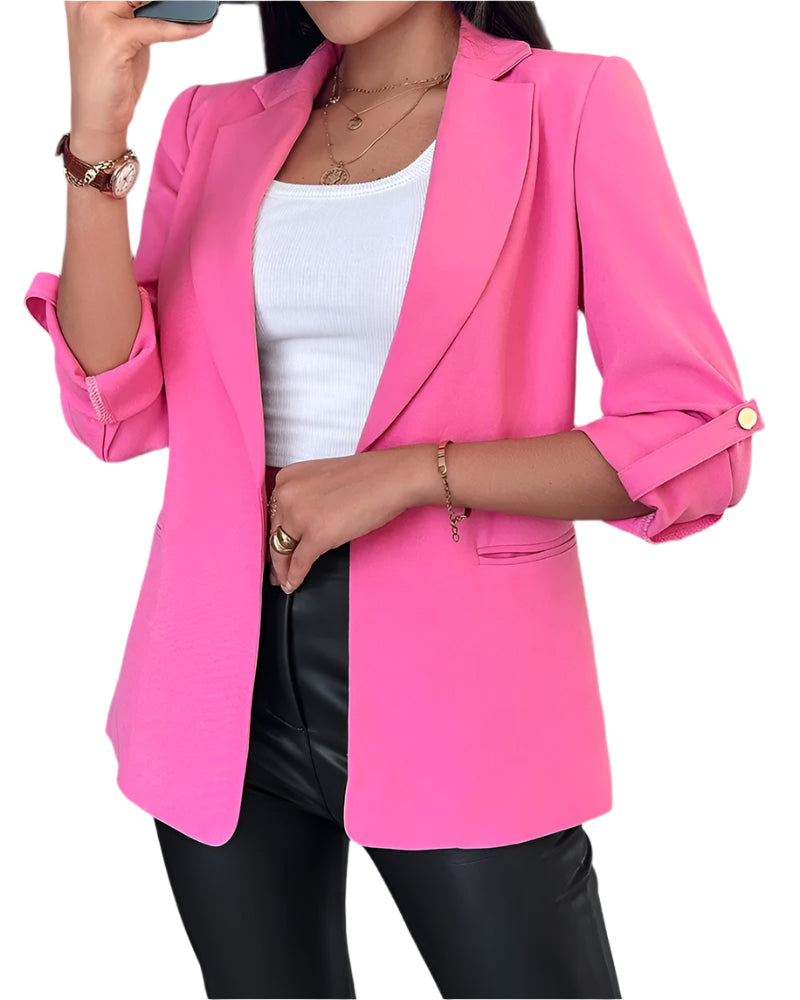 Blazer cardigan slim pour femme