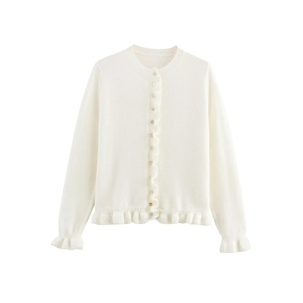 Cardigan en maille texturée pour femme