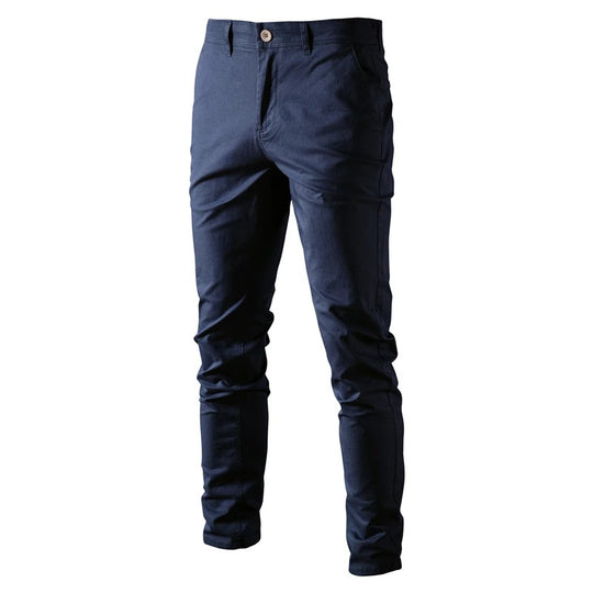 Pantalon slim en coton pour homme