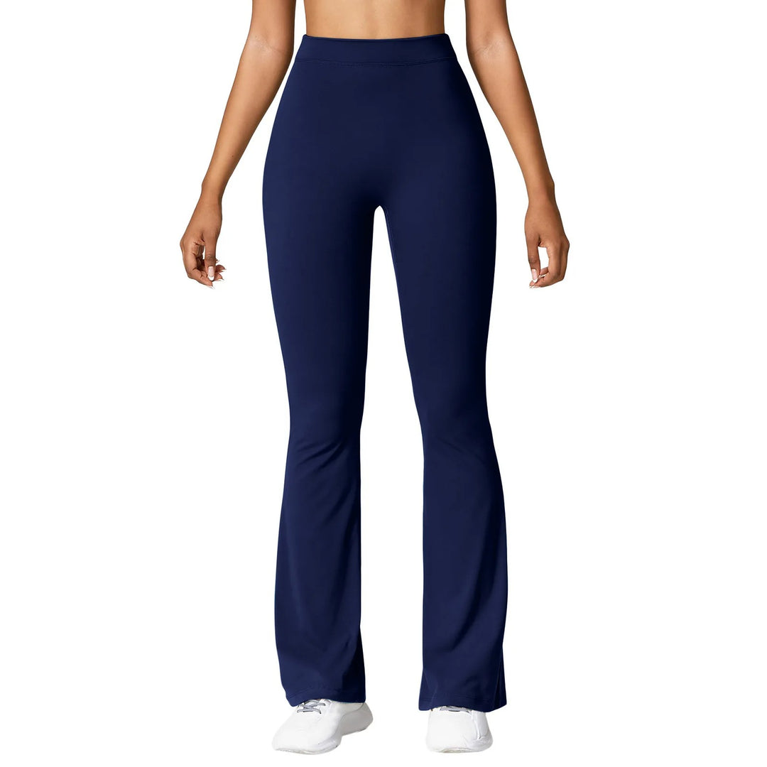 Leggings taille haute à dos en V pour femme