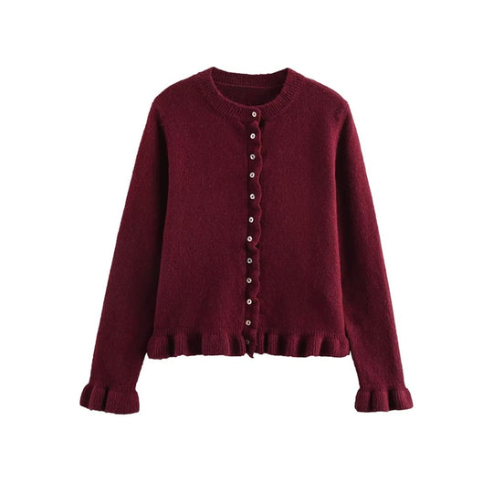 Cardigan en maille texturée pour femme