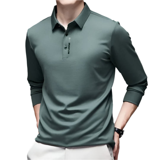 Chemise décontractée à manches longues pour homme