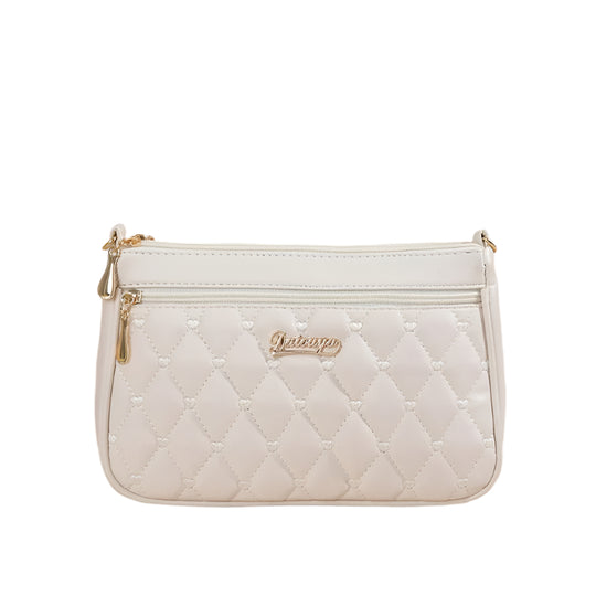 Sac à bandoulière brodé en cuir PU pour femme