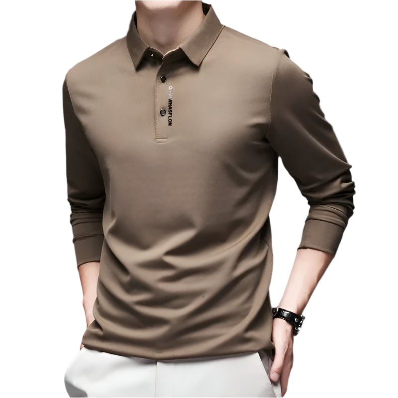 Chemise décontractée à manches longues pour homme