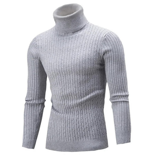 Pull Slim à col roulé pour hommes