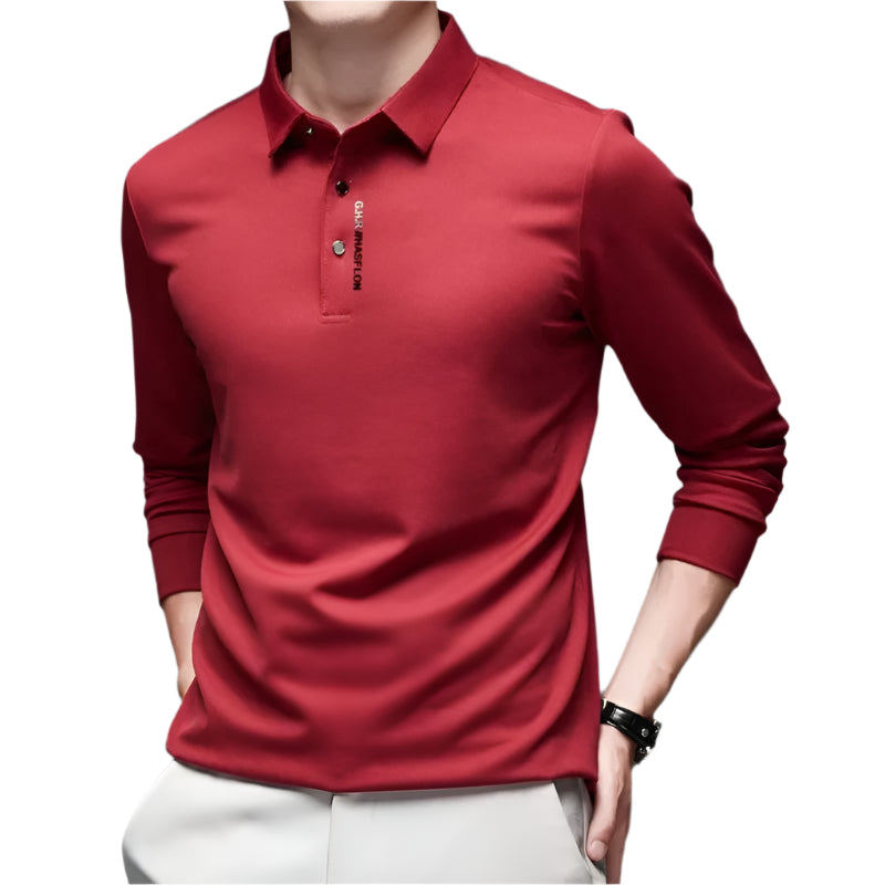 Chemise décontractée à manches longues pour homme