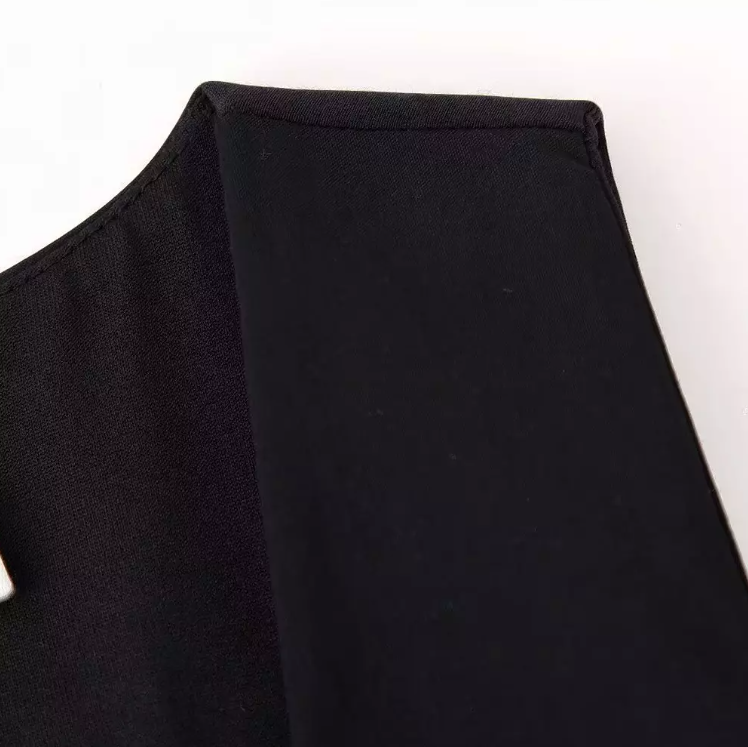 Haut sans manches à lacets et encolure en V pour femmes