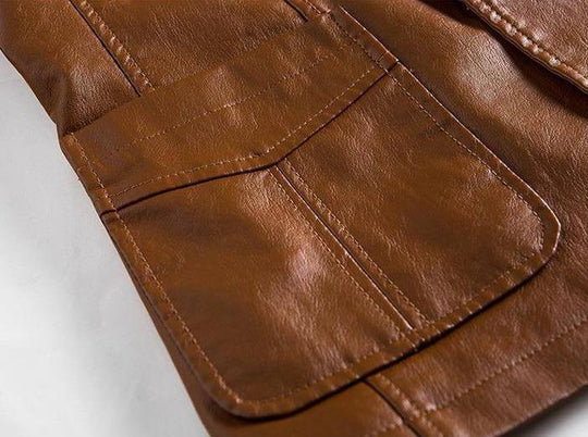 veste blazer en cuir pour homme 6