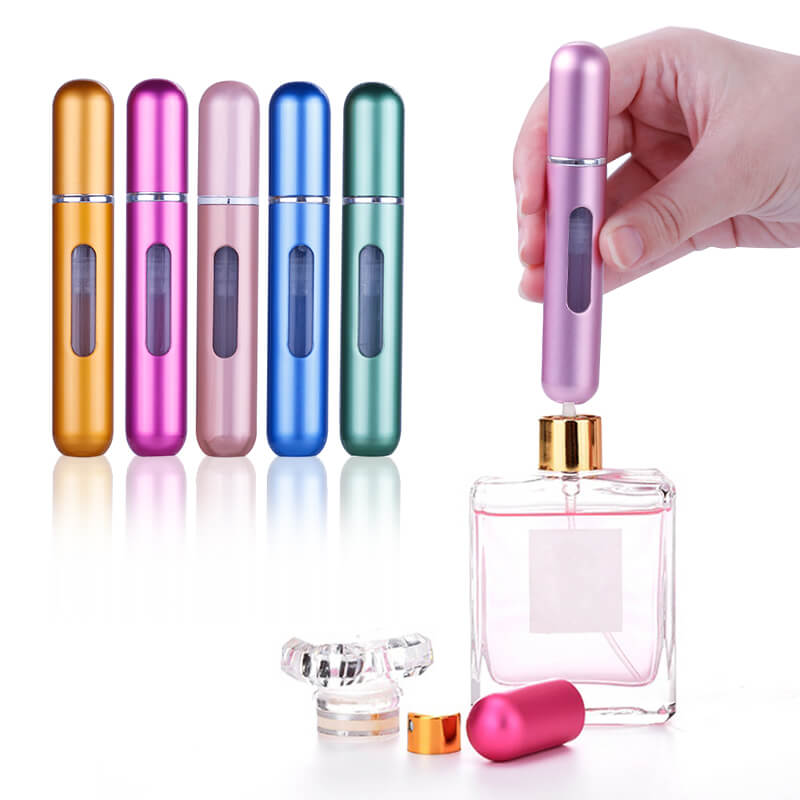 Mini-récipient à parfum rechargeable