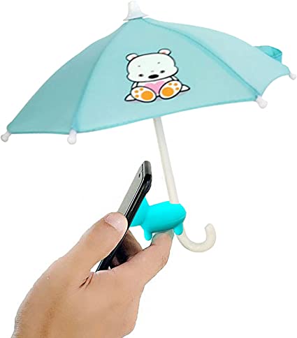 VGEBY Parapluie de support de téléphone Petit parapluie imprimé