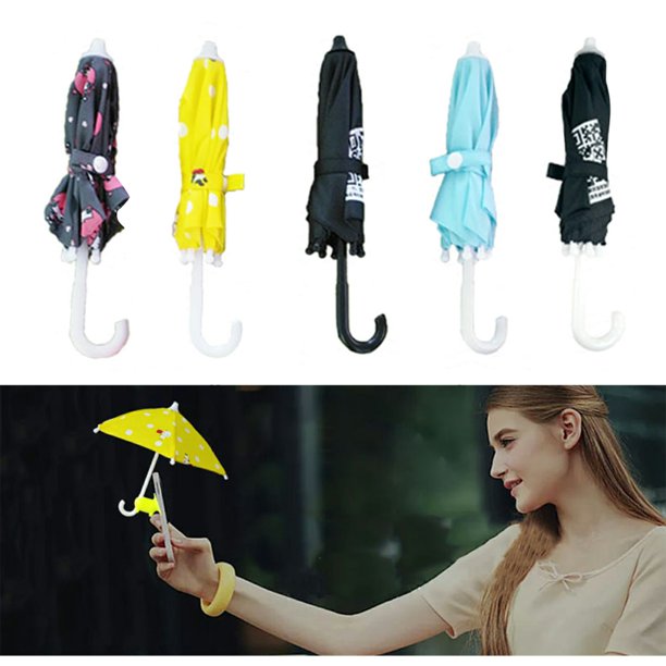 VGEBY Parapluie de support de téléphone Petit parapluie imprimé