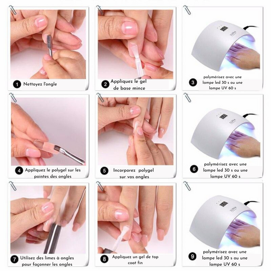 Kit d'ongles Polygel