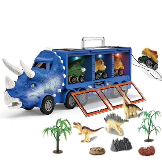 Camion de transport de dinosaures