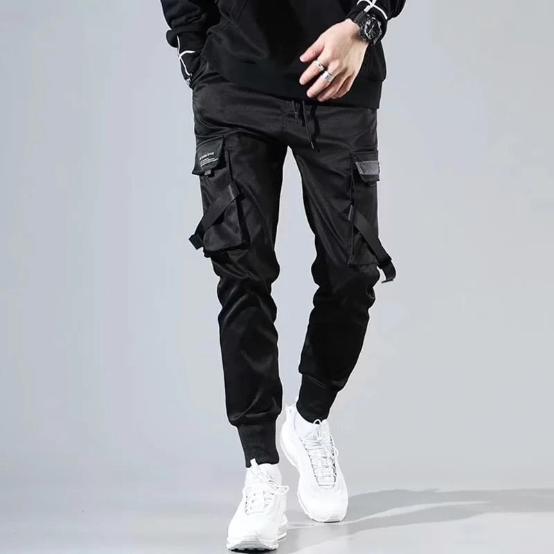 Pantalon cargo multi-poches Hip Hop
