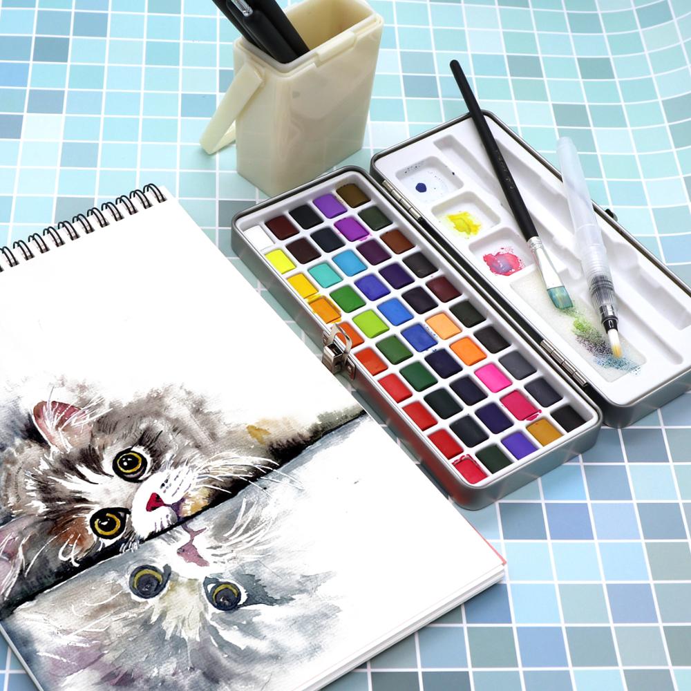 Set d'aquarelle portable