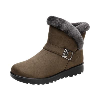 Bottes de neige en peluche pour femmes