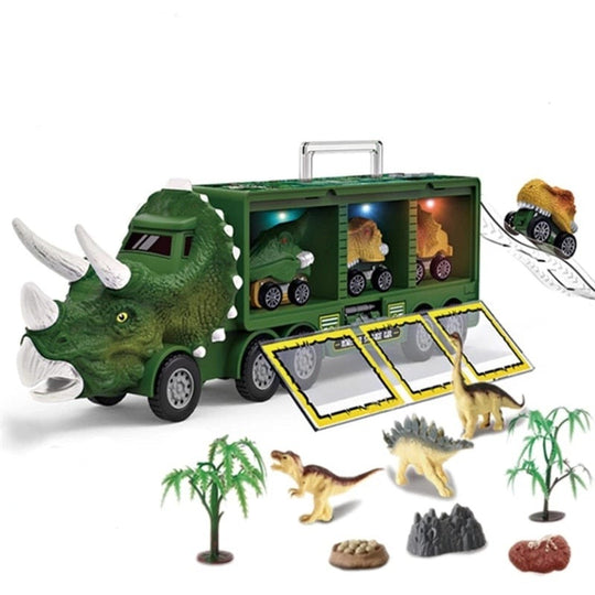 Camion de transport de dinosaures