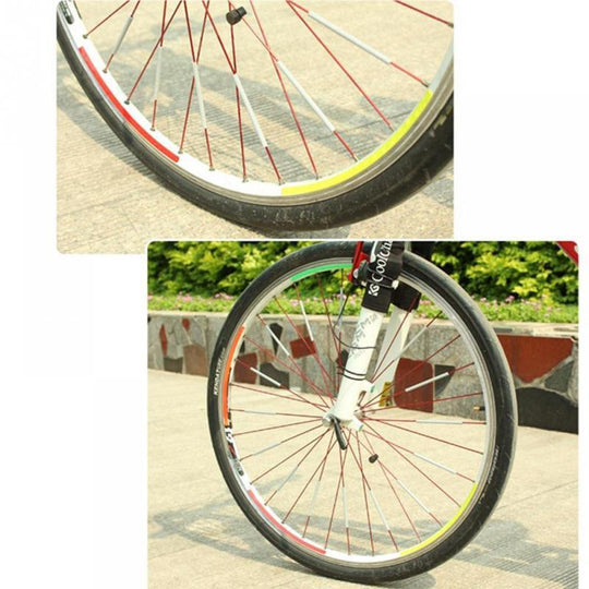 12 pièces Réflecteur de rayons de roue de vélo