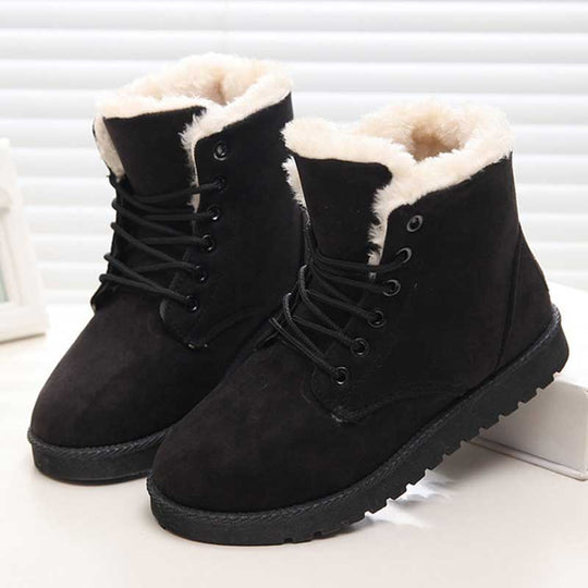 Bottes de neige en peluche