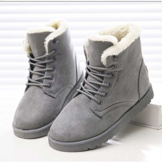 Bottes de neige en peluche