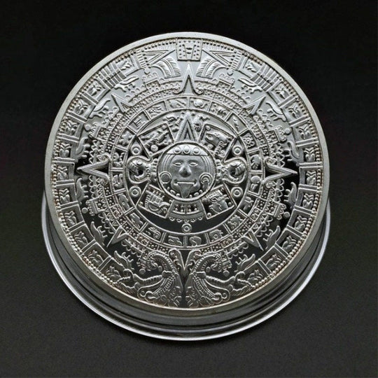 Médaillon calendrier aztèque