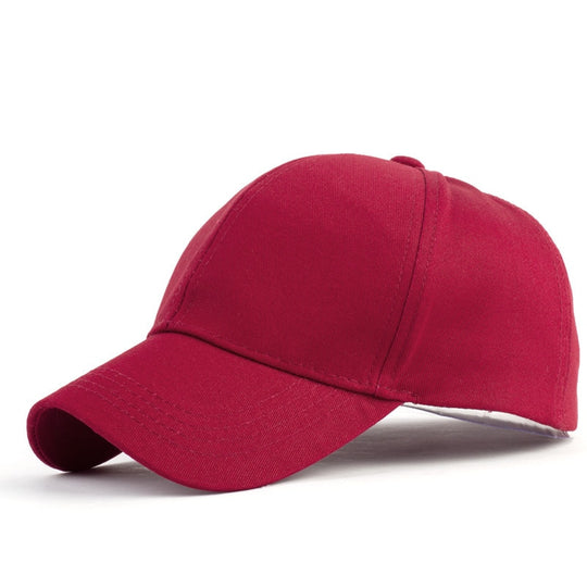 Casquette de baseball à chignon désordonné