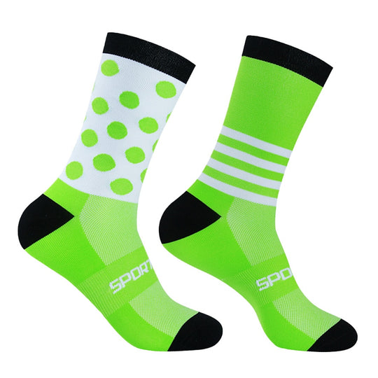 Chaussettes de sport unisexes colorées