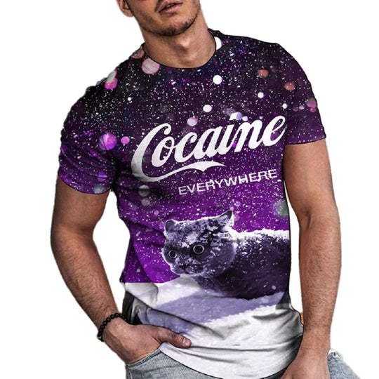 Cat Cocaine Everywhere Shirt