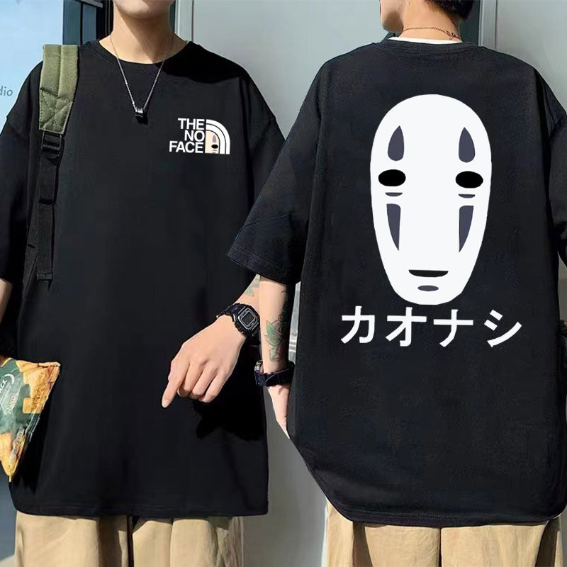 T-Shirt imprimé unisexe "No Face"