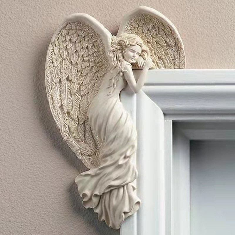 Statue d'angle avec cadre Sweet Angel