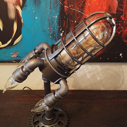 Lampe Steampunk Rocket