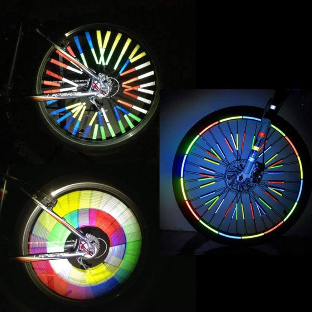 12 pièces Réflecteur de rayons de roue de vélo – Bellezafrance