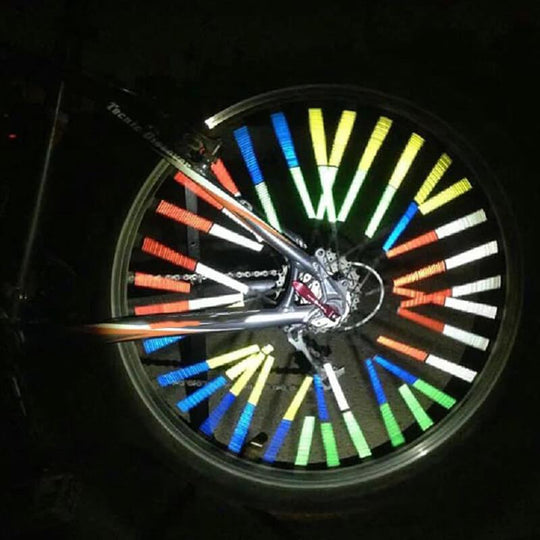 12 pièces Réflecteur de rayons de roue de vélo