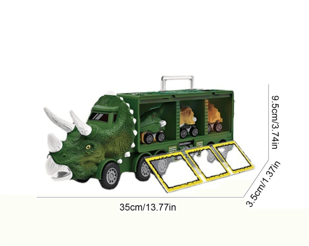 Camion de transport de dinosaures