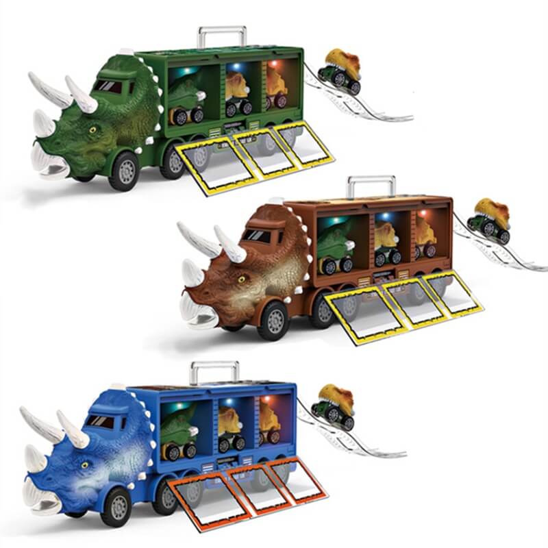 Camion de transport de dinosaures