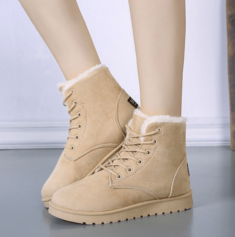 Bottes de neige en peluche