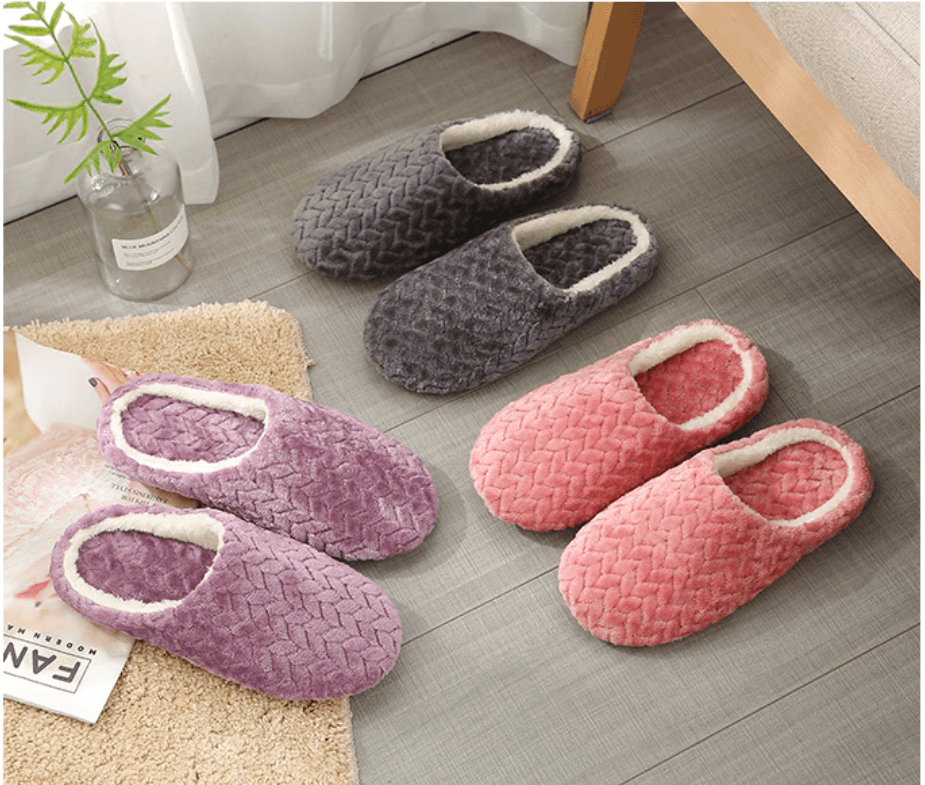 Chaussons en peluche